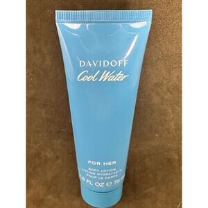 NEW Davidoff Cool Water For Her Body Lotion; 2.5 oz